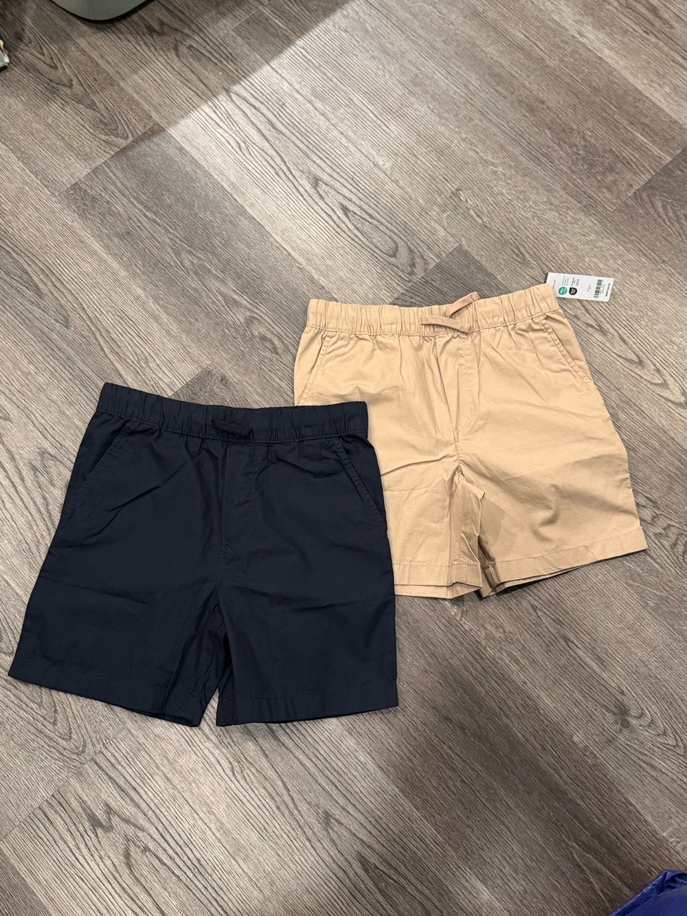 Nwt set of 2 boy canvas shorts